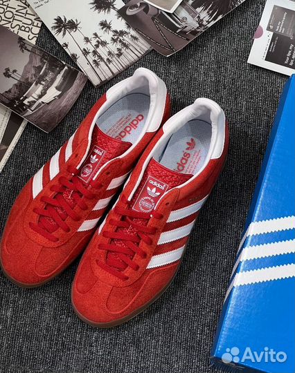 Adidas Gazelle Indoor Red Scarlett Gum