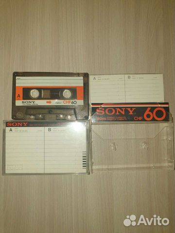 Аудиокассеты sony ef90