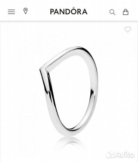 Серебряные кольца Pandora