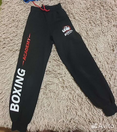 Брюки спортивные детские кикбоксинг (7-9 лет) +фут