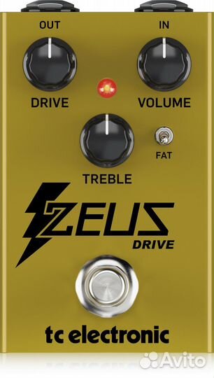 Гитарная педаль TC electronic zeus drive overdrive