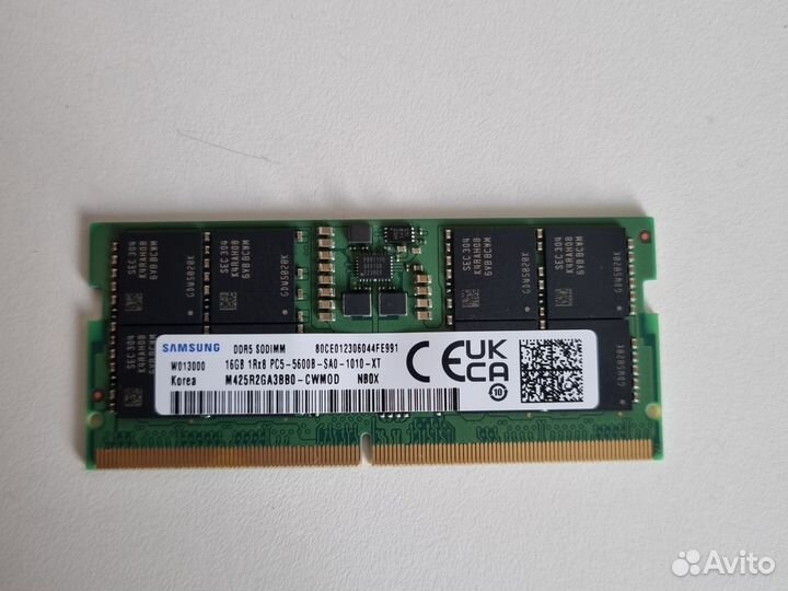 Sodimm ddr5 5600mhz 16gb