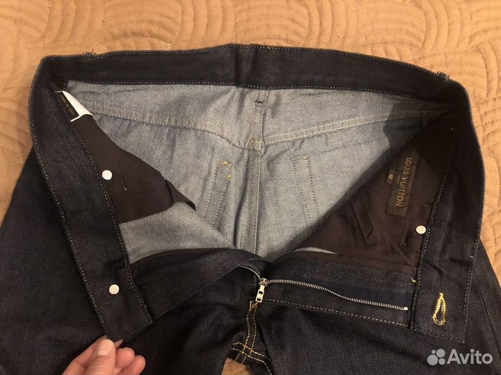 Louis vuitton denim pants оригинал