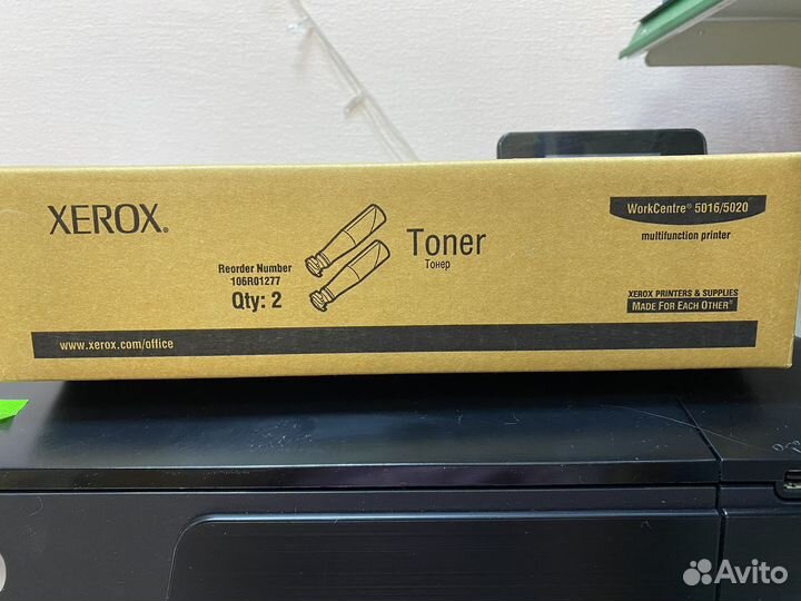 Тонер оригинал для Xerox 5016/5020 106R01277
