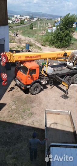 Аренда и услуги автокрана, 25 т, 30.7 м