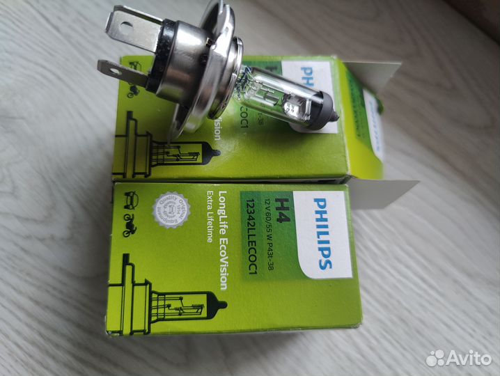 Лампа автомобильная Philips H4 60/55W 12342llecoc1
