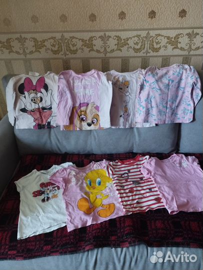 Детские вещи на девочку пакетом 86 92 98