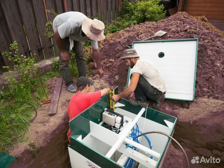 Септик био Руслос 3 с переливом