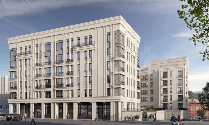 1-к. квартира, 55,8 м², 3/6 эт.