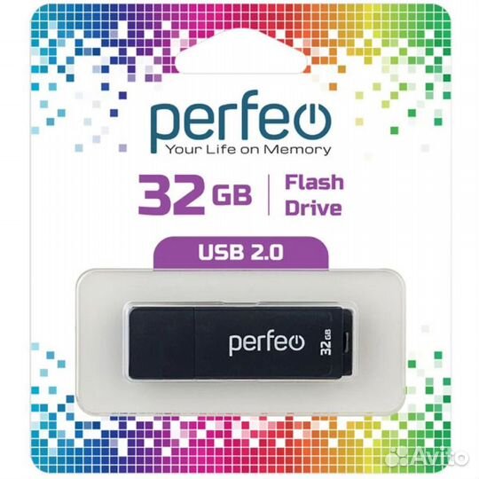 Флешка 32Gb USB 2.0 компактная PF-C04B032