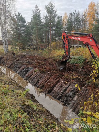 Отсыпка, выравнивание, планировка, раскорчевка