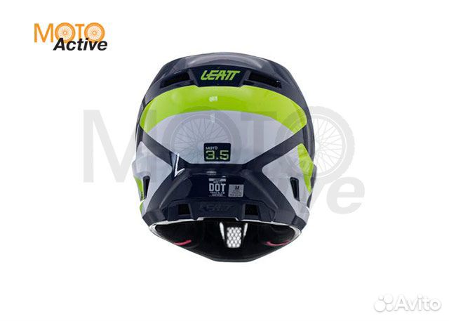 Кроссовый шлем с очками Leatt 3.5 V24 Blue XL (61