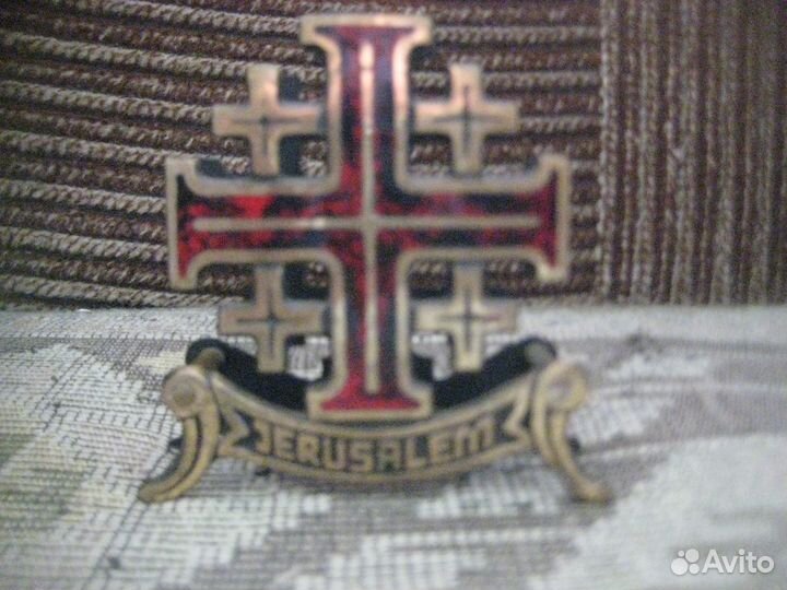 Крест с надписью Ирусалим, настольный