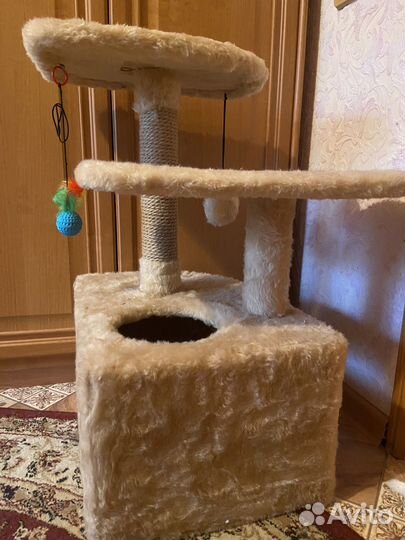 Когтеточка домик для кошки