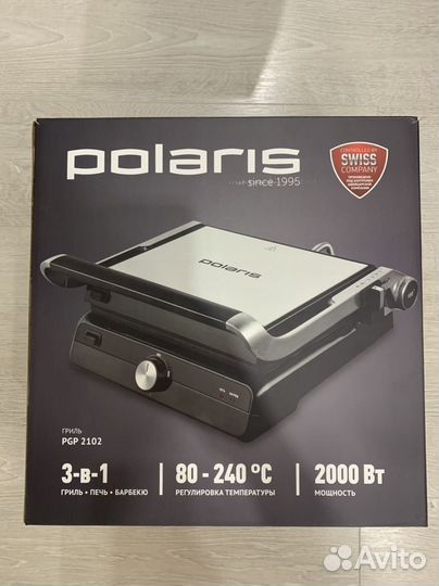 Электрогриль polaris