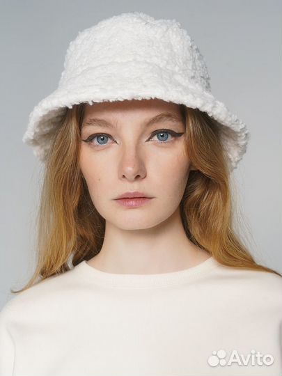 Панама меховая новая