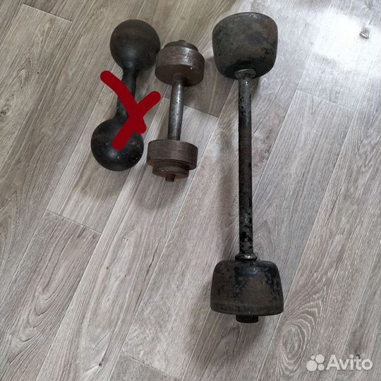 Гантели 14,5 кг 6 кг СССР