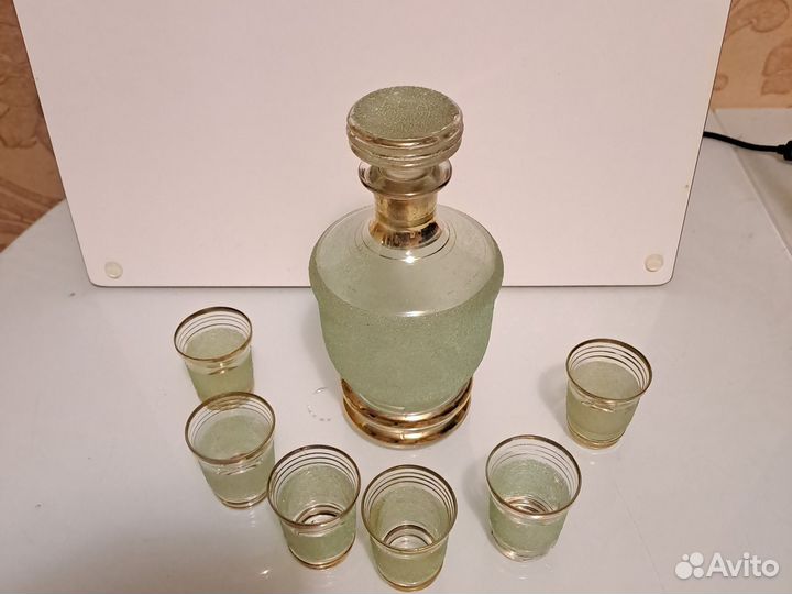 Графин с рюмками СССР