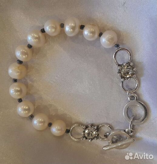 Браслет из натурального жемчуга