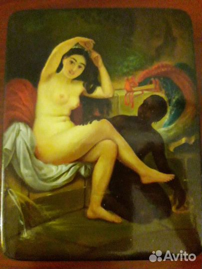 Шкатулка ссср.федоскина.роспись