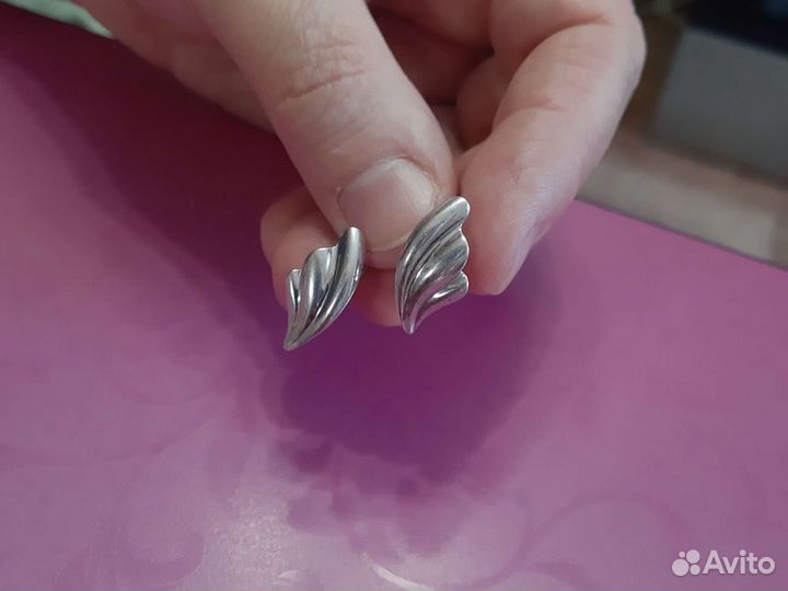 Серьги и перстень серебро925пробы, можно отдельно