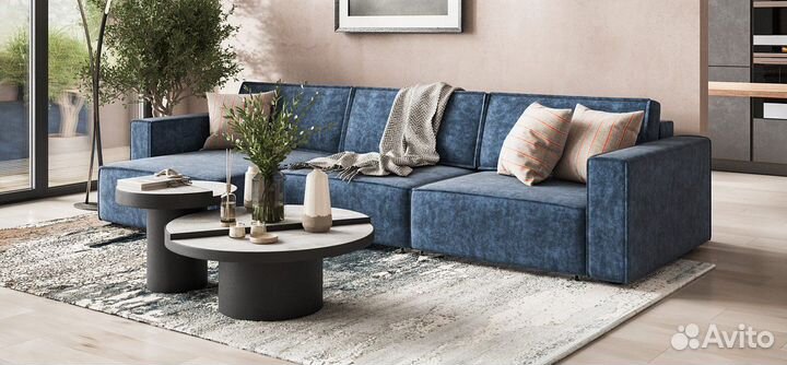 Угловой диван модульный