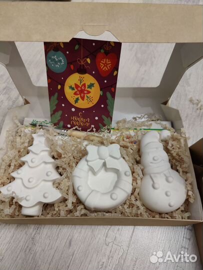 Подарочный набор гипсовых фигурок