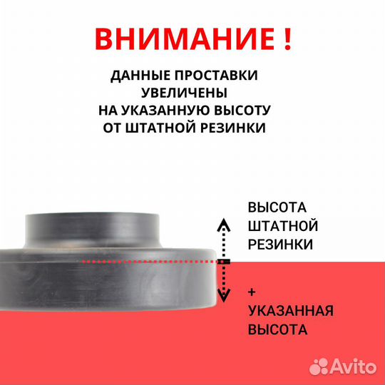 Задние проставки 20мм на Kia Picanto I Рестайлинг 2007-2011