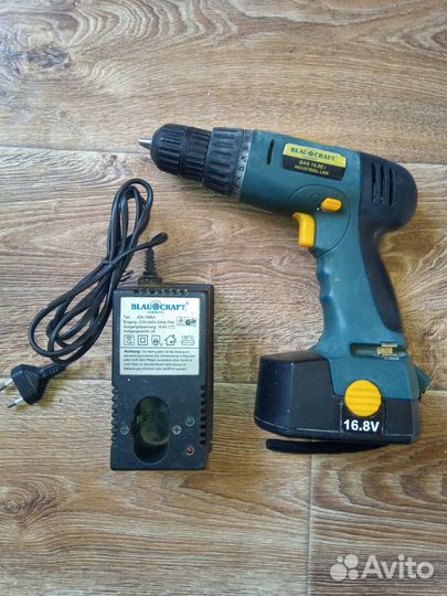 Шуруповерт Blaucraft BAS 16.8-E (Германия)