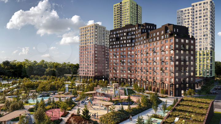 2-к. квартира, 44,3 м², 6/32 эт.