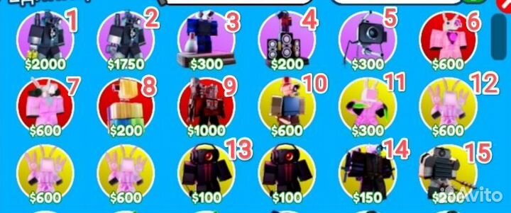 Юниты toilet tower defense