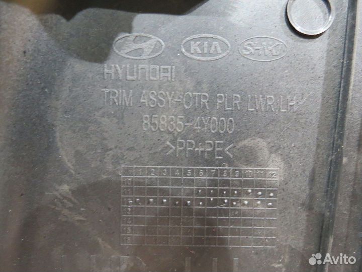 Обшивка стойки передняя левая Kia Rio 3