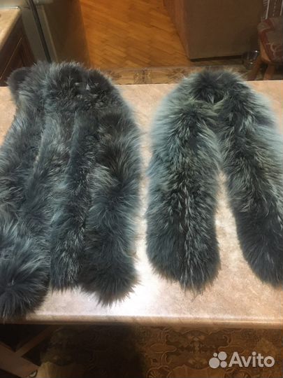 Меховой воротник и длинная опушка