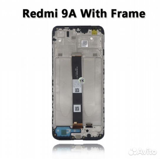 Сенсорный экран для Xiaomi Redmi 9A с рамкой