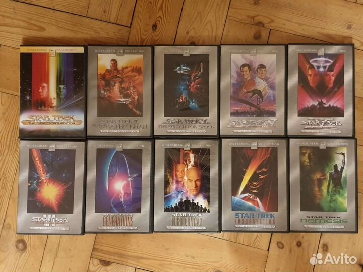 Коллекционные DVD издания фильмов цикла Star Trek