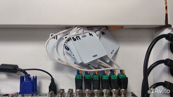 Установка видеонаблюдения