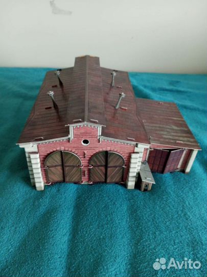 Паровозное (локомотивное) депо 1/87