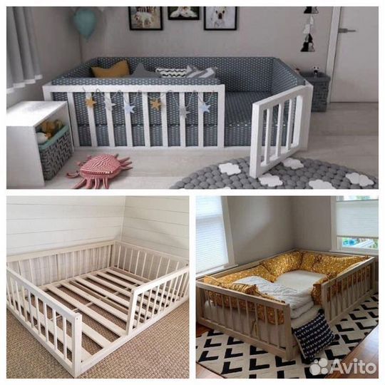 Детская кровать из бука от производителя