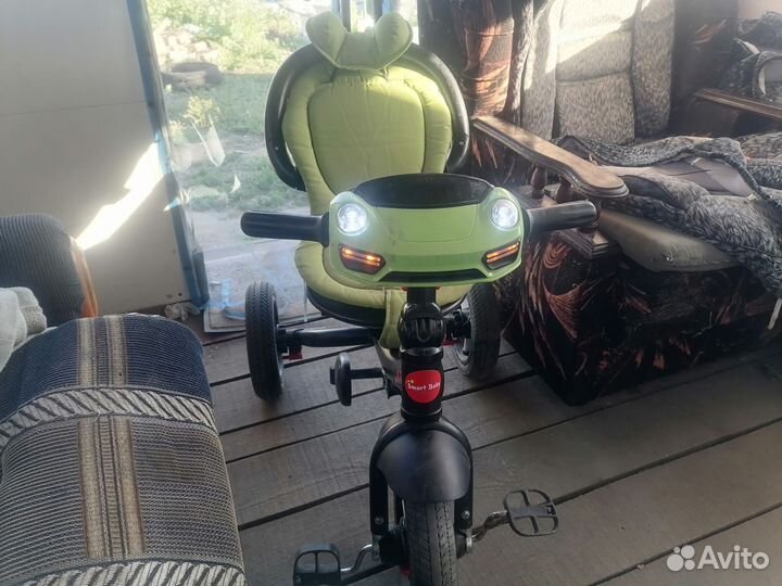 Детский велосипед с ручкой бу