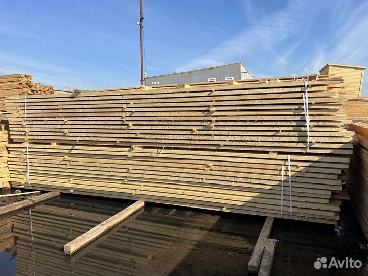 Доска обрезная 25Х150X6000