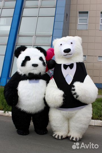 Надувные костюмы медведей