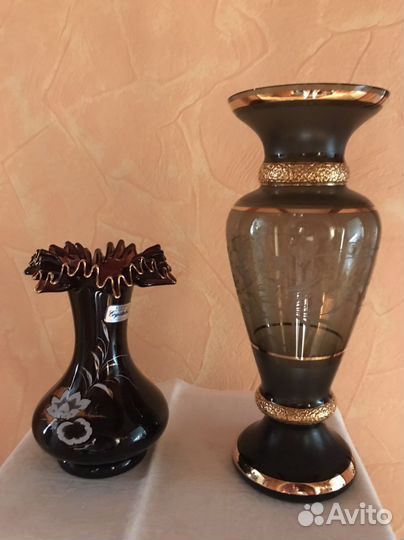 Ваза для цветов богемия