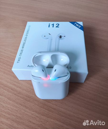 Беспроводные наушники i12 bluetooth 5.0