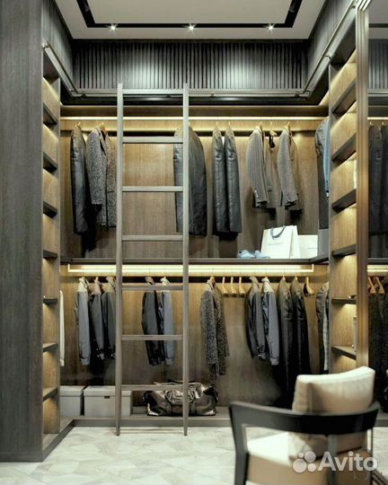 Гардеробные Лофт