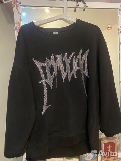 Кофта со стразами