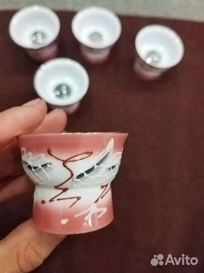 Рюмки в японском стиле винтаж, с секретом