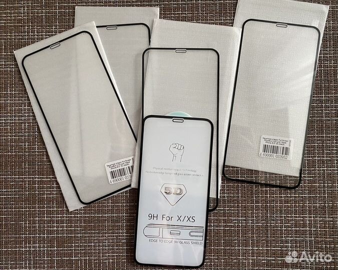 Стекла защитные айфон 11pro max, 11 pro, X