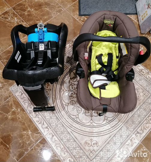 Автокресло graco trilogic 0+ с базой