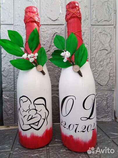 Украшения на бутылки