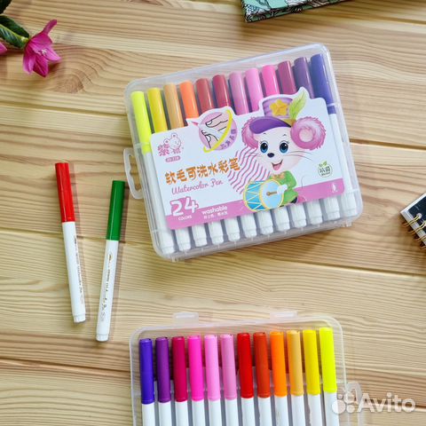 Фломастеры-кисти для рисования